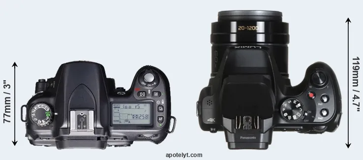 Compare D80 versus FZ80 top