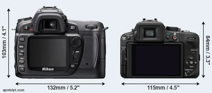 Comparison D80 or G3 rear