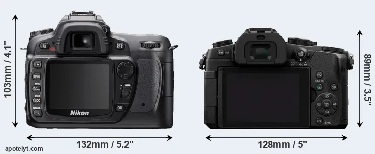 Comparison D80 or G80 rear
