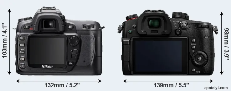 Comparison D80 or GH5s rear