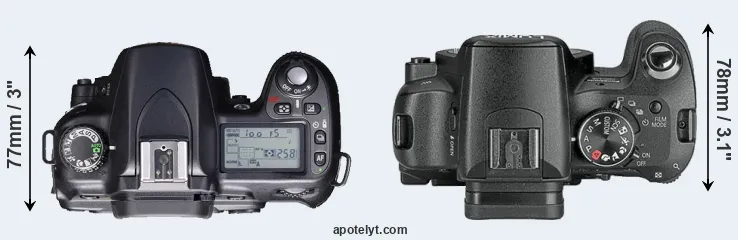 Compare D80 versus L10 top