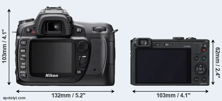 Comparison D80 or LF1 rear