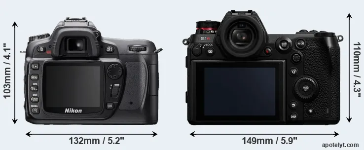 Comparison D80 or S1R rear