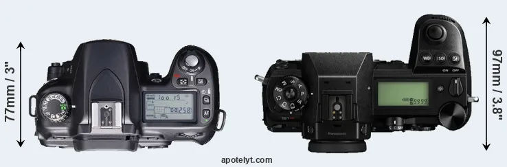 Compare D80 versus S1R top