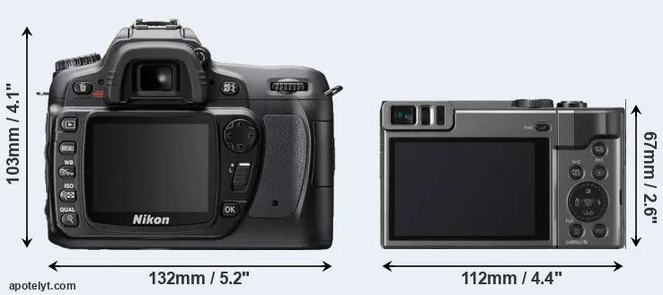 Comparison D80 or ZS70 rear