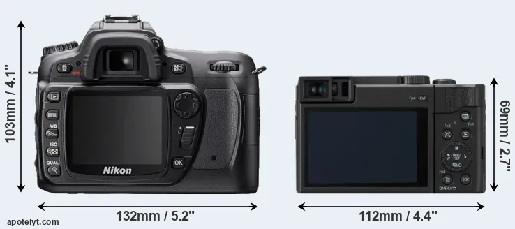 Comparison D80 or ZS80 rear