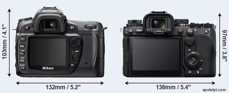 Comparison D80 or A9 III rear
