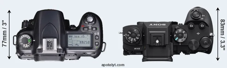 Compare D80 versus A9 III top