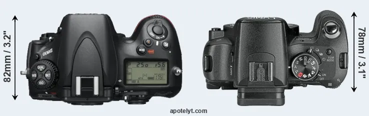 Compare D800 versus L10 top