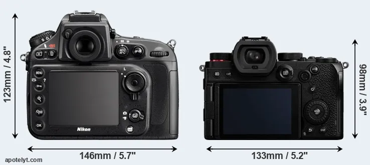 Comparison D800 or S5 rear