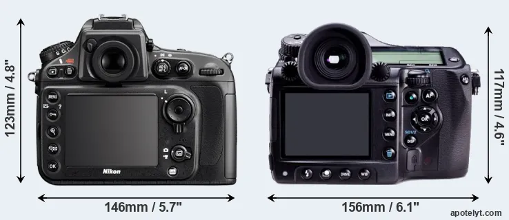 Comparison D800 or 645D rear