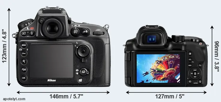 Comparison D800 or NX30 rear