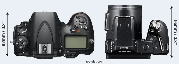 Compare D800E versus L840 top
