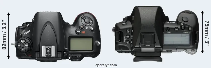 Compare D800E versus E-5 top