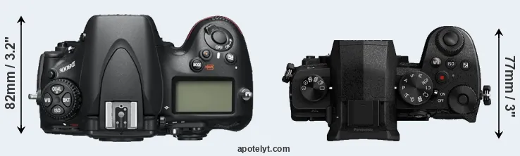 Compare D800E versus G95 top