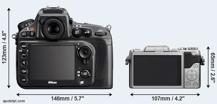 Comparison D800E or GF7 rear