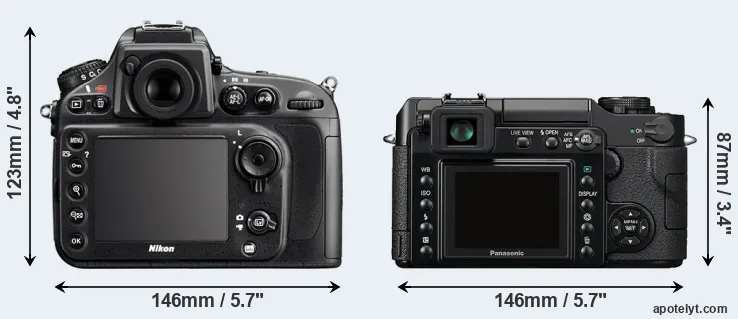 Comparison D800E or L1 rear
