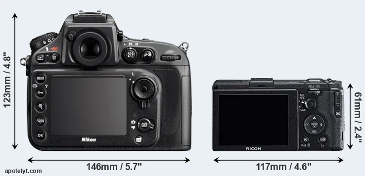 Comparison D800E or GR rear