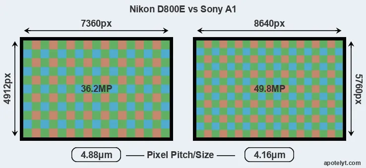D800E versus A1 MP