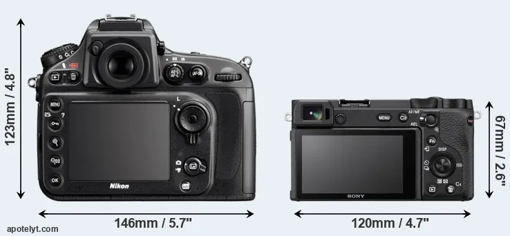 Comparison D800E or A6600 rear