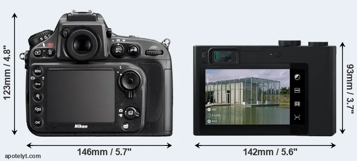 Comparison D800E or ZX1 rear