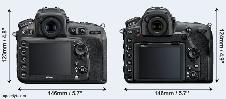 Comparison D810 or D850 rear