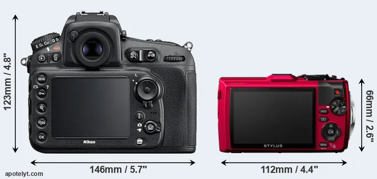 Comparison D810 or TG-4 rear