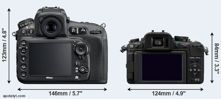 Comparison D810 or G2 rear
