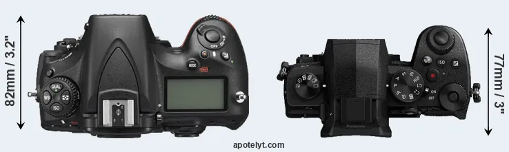 Compare D810 versus G95 top