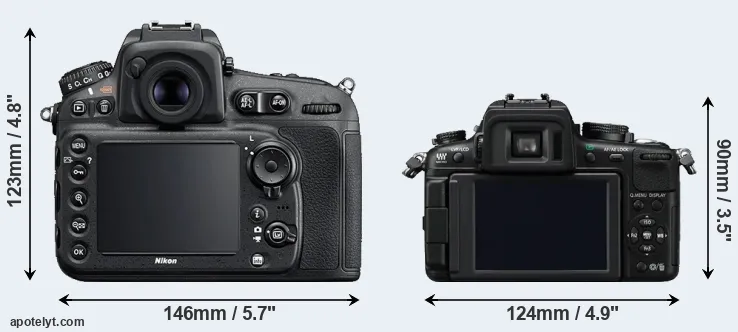 Comparison D810 or GH2 rear