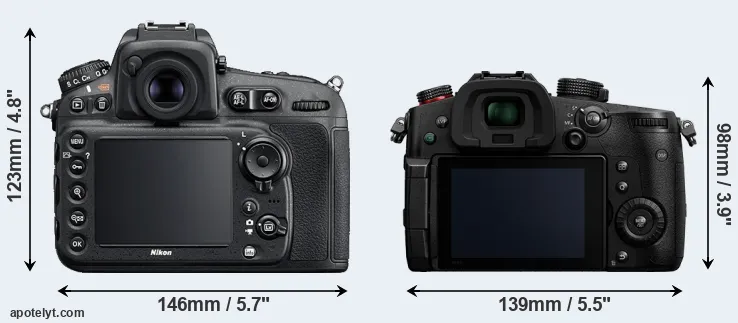 Comparison D810 or GH5 II rear