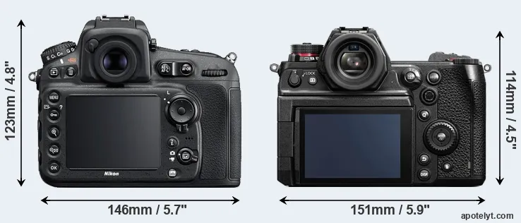 Comparison D810 or S1H rear