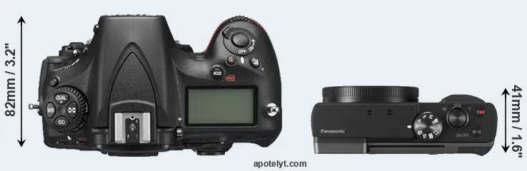 Compare D810 versus ZS70 top