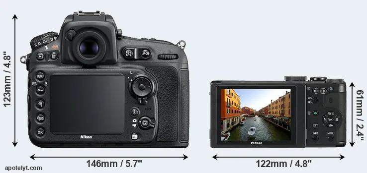 Comparison D810 or MX-1 rear