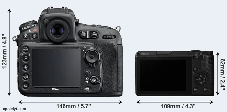 Comparison D810 or GR III rear