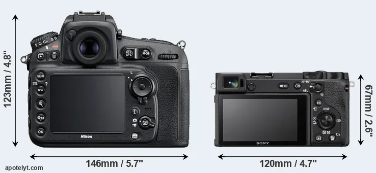 Comparison D810 or A6600 rear