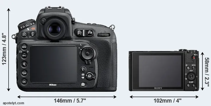 Comparison D810 or HX99 rear