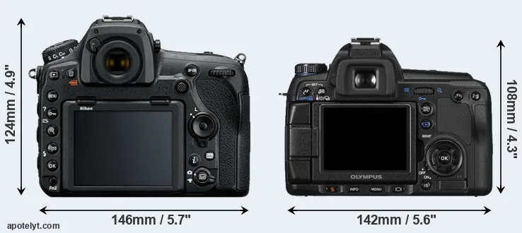 Comparison D850 or E-30 rear