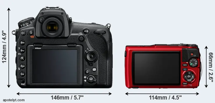 Comparison D850 or TG-7 rear