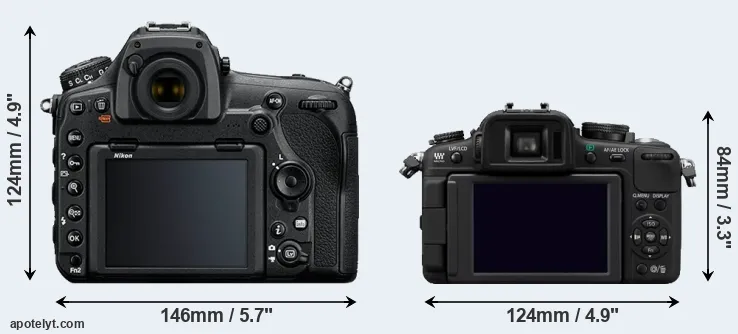 Comparison D850 or G2 rear