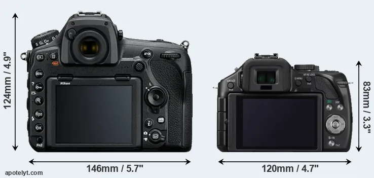 Comparison D850 or G5 rear