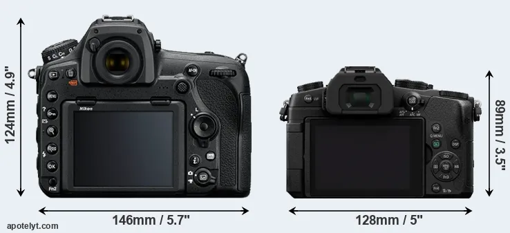 Comparison D850 or G85 rear