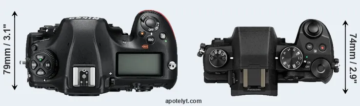 Compare D850 versus G85 top