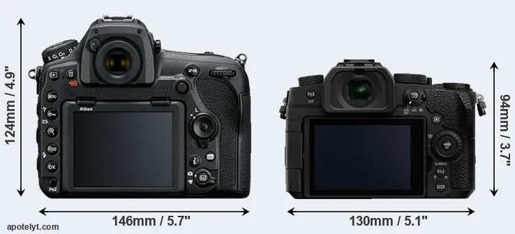Comparison D850 or G95 rear