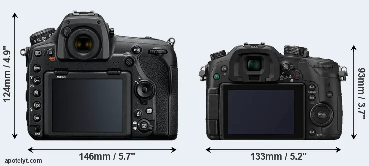 Comparison D850 or GH4 rear