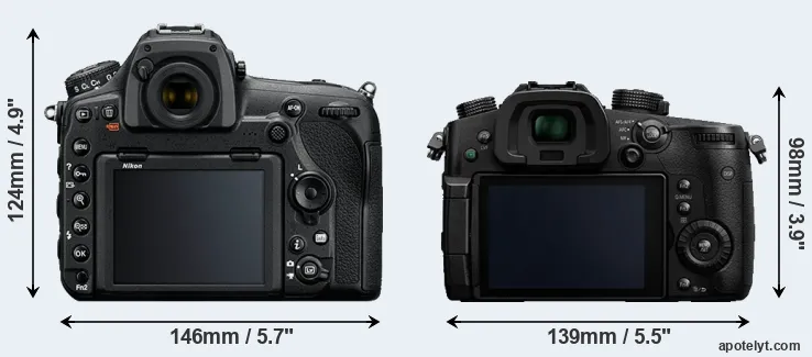 Comparison D850 or GH5 rear