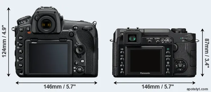 Comparison D850 or L1 rear