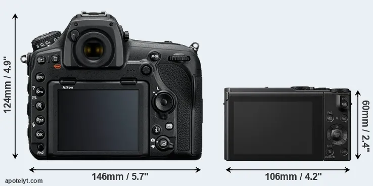 Comparison D850 or LX10 rear