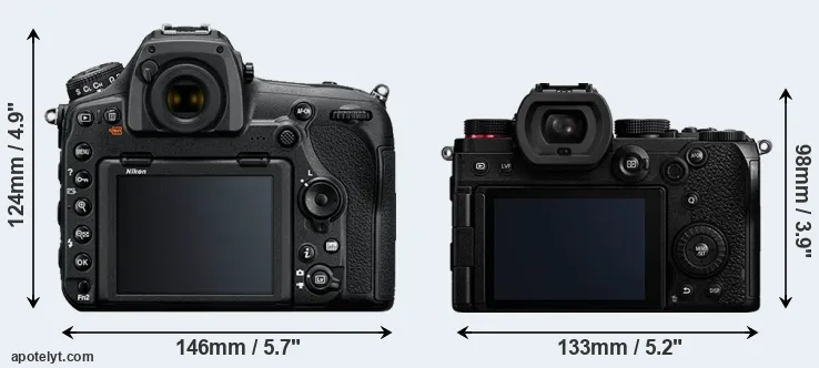 Comparison D850 or S5 rear