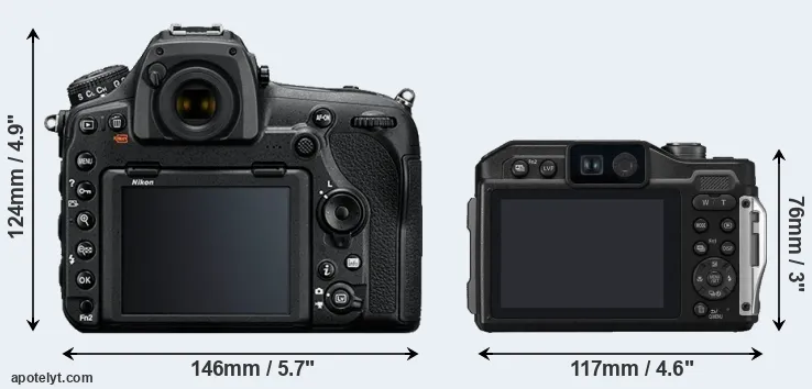 Comparison D850 or TS7 rear